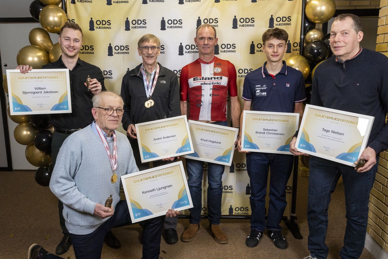 Gruppebillede af Odsherreds Danmarksmestre